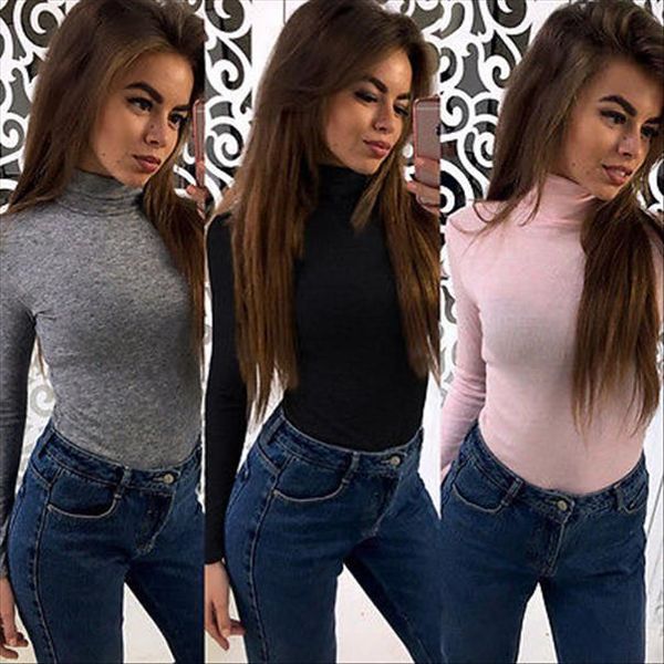 2020 new fashion womens loose tees casual long sleeve t shirt soft cotton shirts turtleneck t shirt, White
2020 new fashion womens loose tees casual long sleeve t shirt soft cotton shirts turtleneck t shirt, White