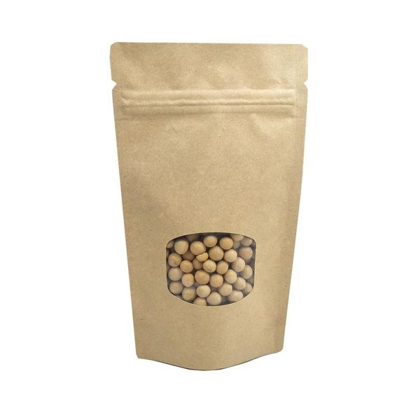 50pcs brown white kraft paper aluminum foil stand up zip lock package bag with square window mylar self seal doypack paper h bbyqem
50pcs brown white kraft paper aluminum foil stand up zip lock package bag with square window mylar self seal doypack paper h bbyqem