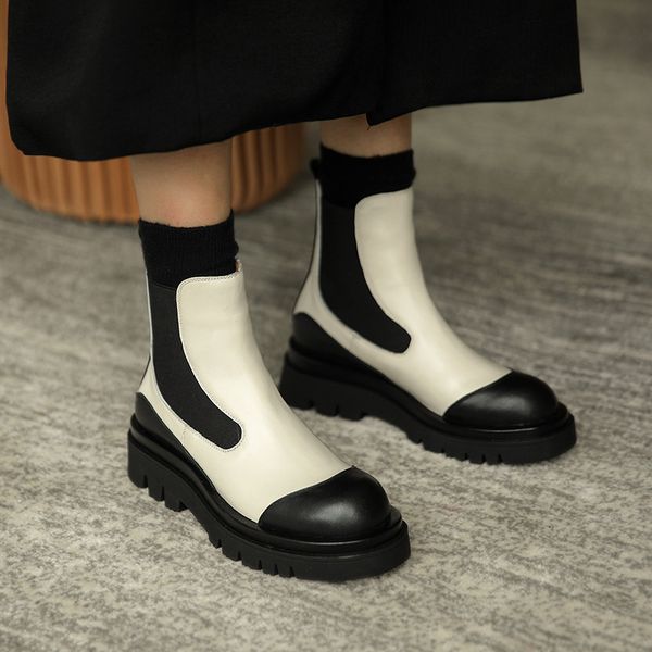 2020 mix color ankle of women soft cow leather winter short slipper in round toe high-heeled boots 4jlm, Black
2020 mix color ankle of women soft cow leather winter short slipper in round toe high-heeled boots 4jlm, Black