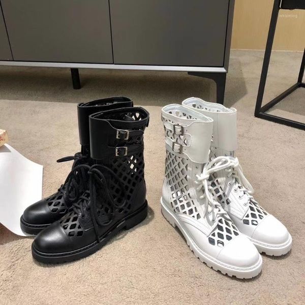 boots european station roman sandals women's leather high hollowed out cool breathable sandals1, Black
boots european station roman sandals women's leather high hollowed out cool breathable sandals1, Black