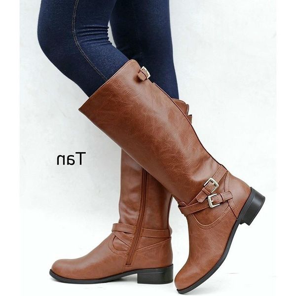boots women knee high chunky low heels fashion shoes woman pu leather knight shoe chaussures femme zapatos mujer sapato d2390, Black
boots women knee high chunky low heels fashion shoes woman pu leather knight shoe chaussures femme zapatos mujer sapato d2390, Black