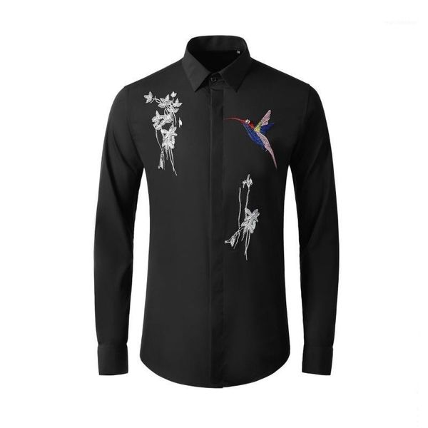 new arrival fashion spring summer flower bird embroidery long sleeve casual shirts hand-painted plus size -4xl1, White;black
new arrival fashion spring summer flower bird embroidery long sleeve casual shirts hand-painted plus size -4xl1, White;black