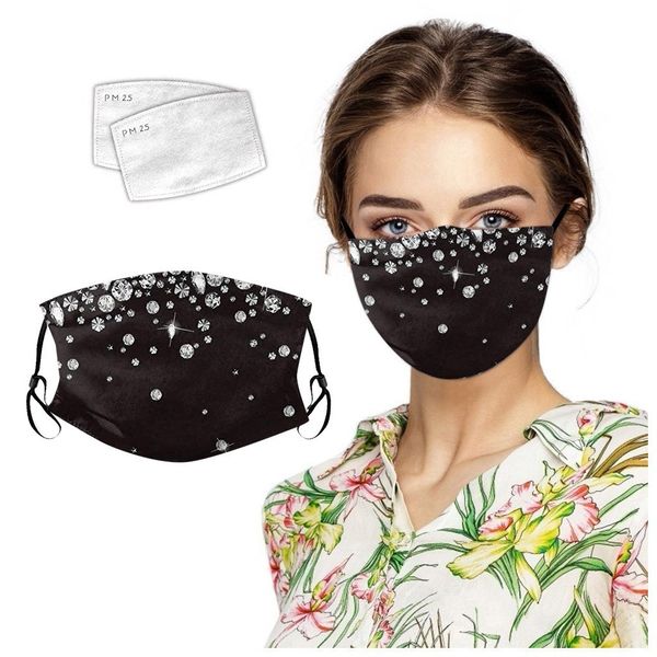 new cover bling diamonds half washable mouth mask for outdoors black + 2 filters face mascarillas shield masque newzz
new cover bling diamonds half washable mouth mask for outdoors black + 2 filters face mascarillas shield masque newzz