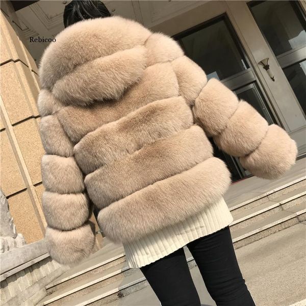 women's fur & faux coat women winter fashion fake fluffy jacket with hood outfit hoodies genuine men madeffur hooded female, Black
women's fur & faux coat women winter fashion fake fluffy jacket with hood outfit hoodies genuine men madeffur hooded female, Black