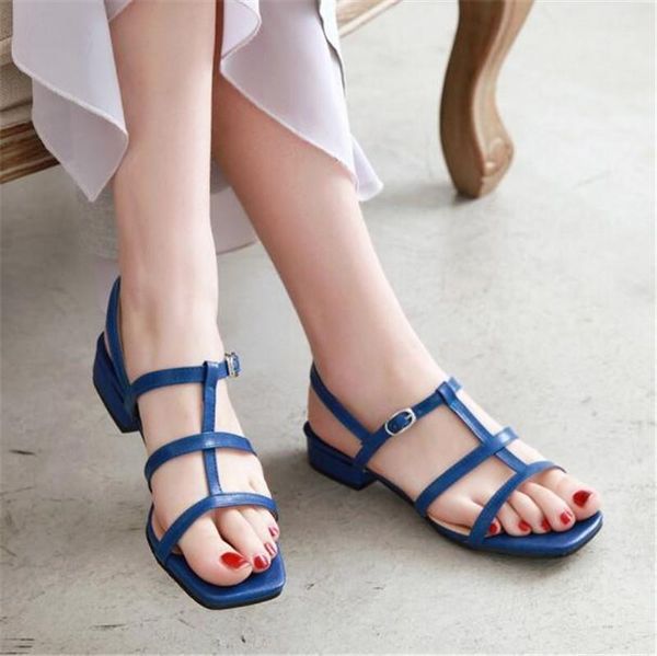 pxelena 6 colors women sandals cuban chunky low heels casual comfort t strap hollow out t tied rome gladiator shoes large size, Black
pxelena 6 colors women sandals cuban chunky low heels casual comfort t strap hollow out t tied rome gladiator shoes large size, Black