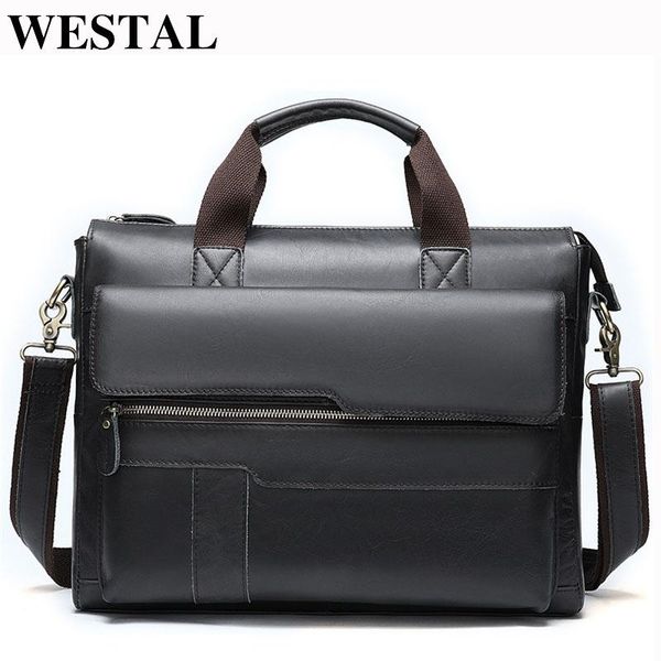 briefcases westal men men's bag genuine leather office for lapbriefcase handbags lawyer/work bags 8165
briefcases westal men men's bag genuine leather office for lapbriefcase handbags lawyer/work bags 8165