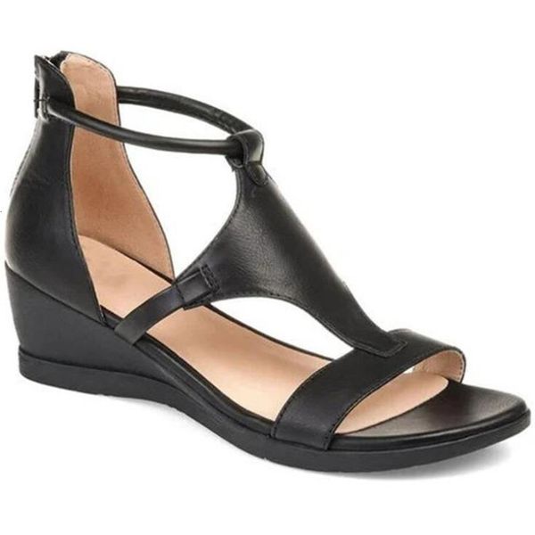female of large size 2021 new summer slope with casual fashion slippers women's sandals u8zw, Black
female of large size 2021 new summer slope with casual fashion slippers women's sandals u8zw, Black