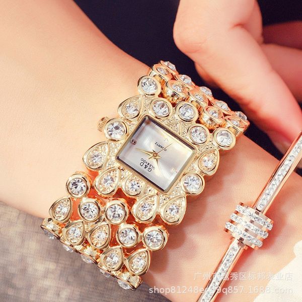 bear & d gaishideng foreign trade watch cross-border diamond quartz watch watch female non-mechanical one piece dropshipping wrist, Slivery;brown
bear & d gaishideng foreign trade watch cross-border diamond quartz watch watch female non-mechanical one piece dropshipping wrist, Slivery;brown