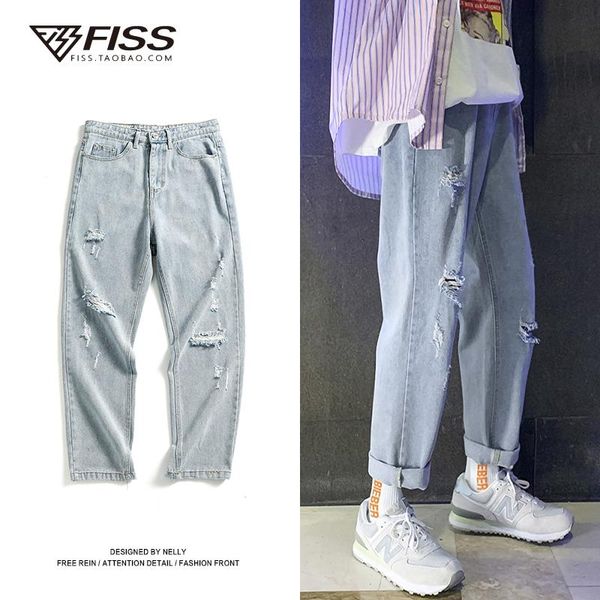 women's jeans wide leg pants men's solid color straight casual oversize woman denim korean streetwear man ankle-length baggy, Blue
women's jeans wide leg pants men's solid color straight casual oversize woman denim korean streetwear man ankle-length baggy, Blue