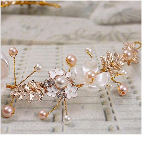 hair band flower leaves bride wedding headband crystal women pearl ceramics hair accessories head wear par qylmuk
hair band flower leaves bride wedding headband crystal women pearl ceramics hair accessories head wear par qylmuk