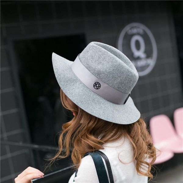 stingy brim hats fibonacci fashion hat women 100% wool fedora elegant lady ribbon wide jazz panama sombrero cap winter autumn, Blue;gray
stingy brim hats fibonacci fashion hat women 100% wool fedora elegant lady ribbon wide jazz panama sombrero cap winter autumn, Blue;gray