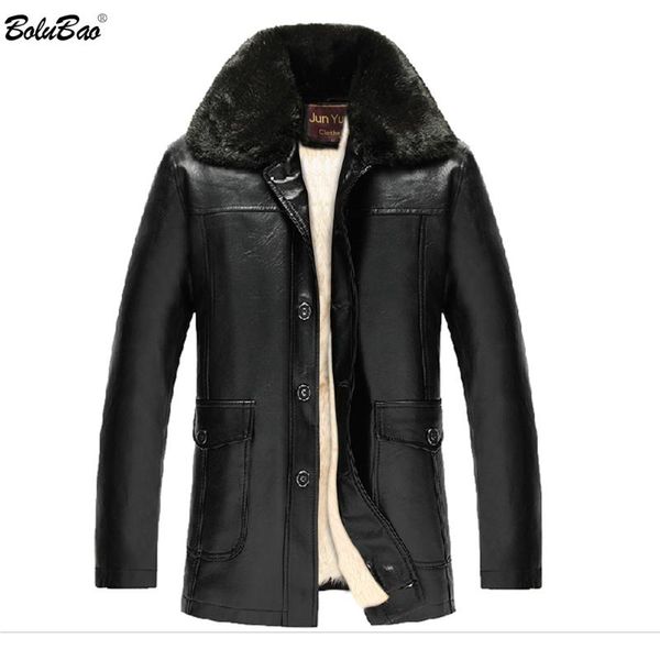 men's fur & faux bolubao winter brand men leather jackets fashion casual coats male outdoor jacket, Black
men's fur & faux bolubao winter brand men leather jackets fashion casual coats male outdoor jacket, Black