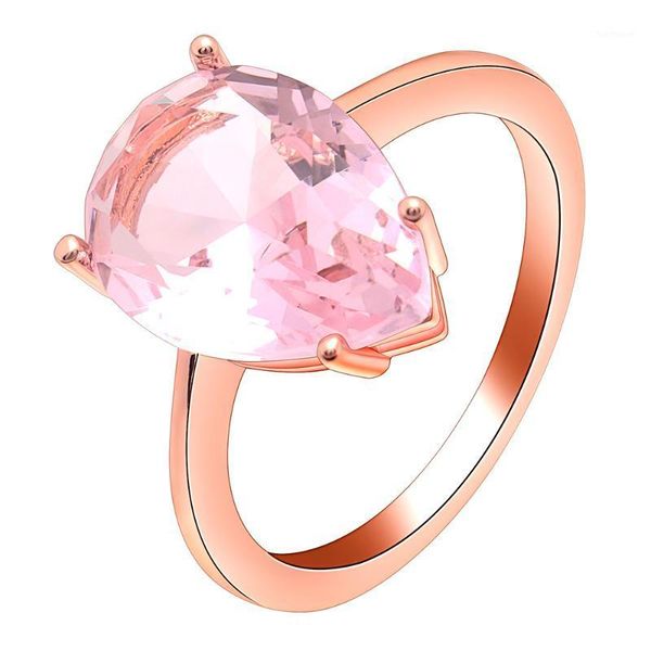 hainon rose gold color rings fashion wedding zircon jewelry natural water drop pink crystal rings for women gifts1, Slivery;golden
hainon rose gold color rings fashion wedding zircon jewelry natural water drop pink crystal rings for women gifts1, Slivery;golden