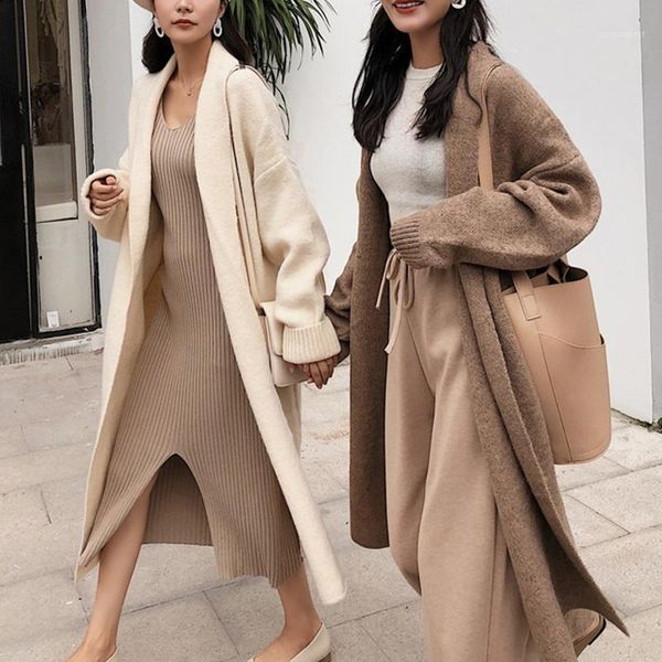 elegant women thick warm long cardigan sweater coat 2020 new autumn winter women's loose oversized solid knitted coat fashion1, White
elegant women thick warm long cardigan sweater coat 2020 new autumn winter women's loose oversized solid knitted coat fashion1, White