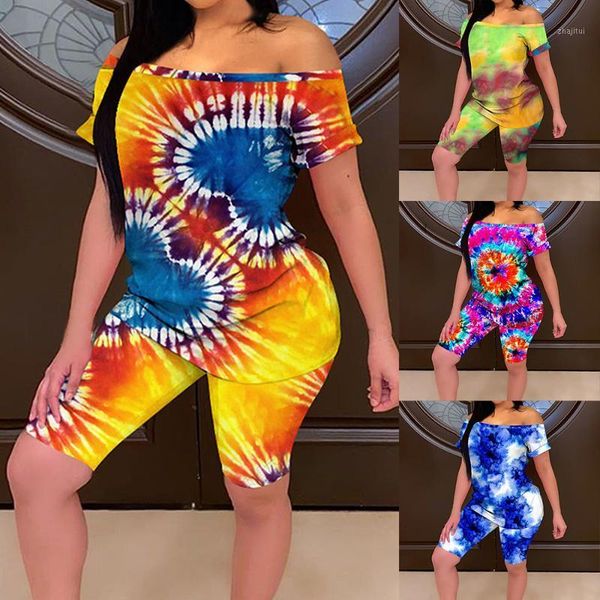 womens off shoulder short sleeve two piece sets summer printed outfit fashion tie dye tight shorts casual breathable suit1, White
womens off shoulder short sleeve two piece sets summer printed outfit fashion tie dye tight shorts casual breathable suit1, White