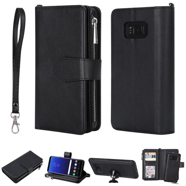 for galaxy s8 2 in 1 solid color zipper shockproof protective case with card slots bracket p holder wallet function
for galaxy s8 2 in 1 solid color zipper shockproof protective case with card slots bracket p holder wallet function