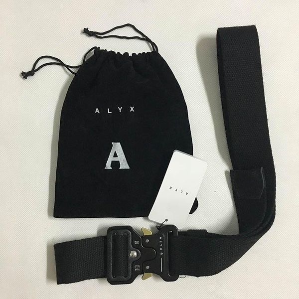 alyx belt 128cm fashion safety belt men women rollercoaster black metal button canvas alyx1303n, Black;brown
alyx belt 128cm fashion safety belt men women rollercoaster black metal button canvas alyx1303n, Black;brown