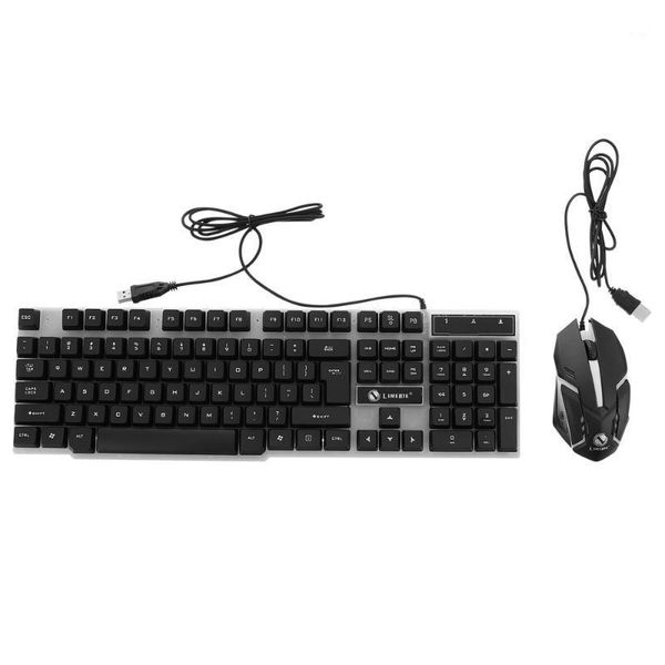 keyboard mouse combos 1 set computer backlit suspension keycap and1