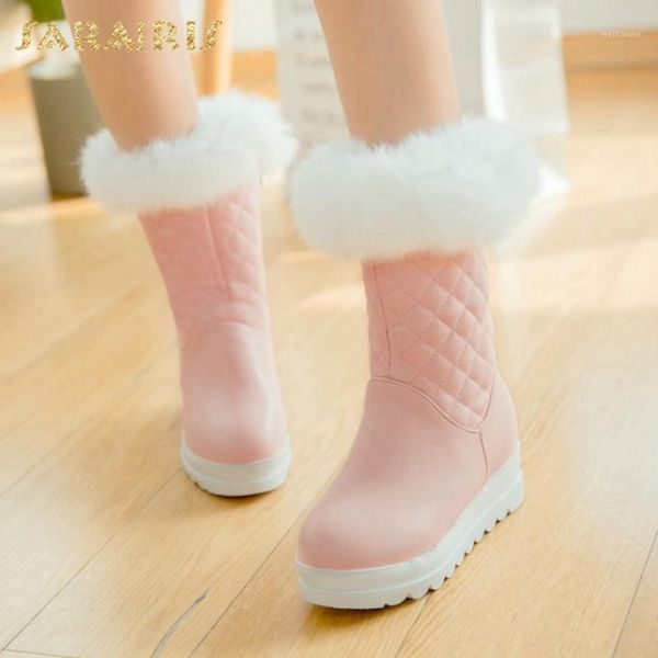 sarairis 2021 fashion large size 43 platform bowknot zip snow booties woman shoes warm winter work comfy boot ladies shoes1, Black
sarairis 2021 fashion large size 43 platform bowknot zip snow booties woman shoes warm winter work comfy boot ladies shoes1, Black