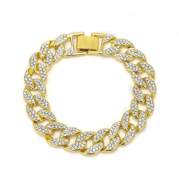 karopel fashion luxury men's crystal hip hop bracelets gold iced out miami cuban bracelet & bangles gift jllmjq, Black
karopel fashion luxury men's crystal hip hop bracelets gold iced out miami cuban bracelet & bangles gift jllmjq, Black