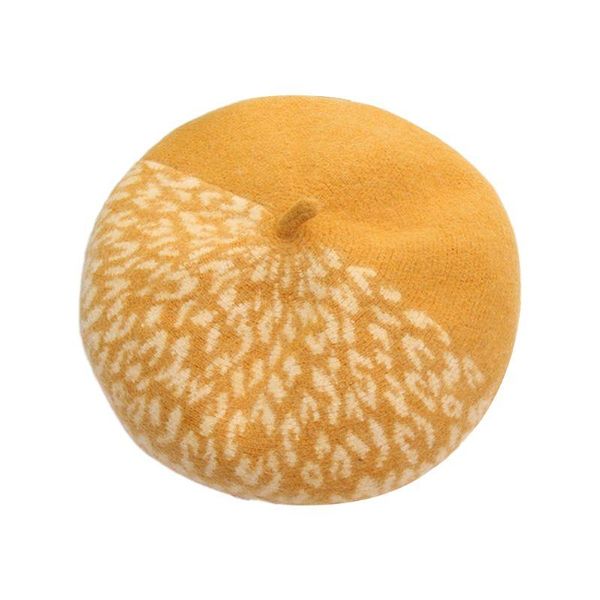 women faux wool retro beret cap leopard dots half patchwork painter pumpkin hat, Blue;gray
women faux wool retro beret cap leopard dots half patchwork painter pumpkin hat, Blue;gray