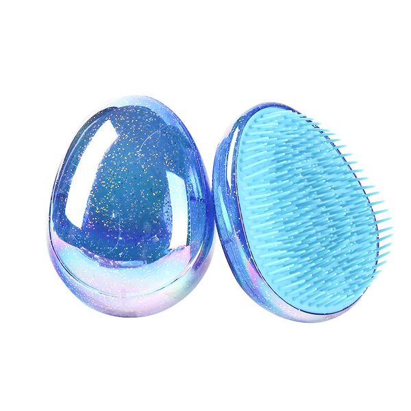 5pcs/lot egg shape glitter massage hairbrush tangle straight hair brush anti-knotting hair smoothing comb styling tools, Silver
5pcs/lot egg shape glitter massage hairbrush tangle straight hair brush anti-knotting hair smoothing comb styling tools, Silver