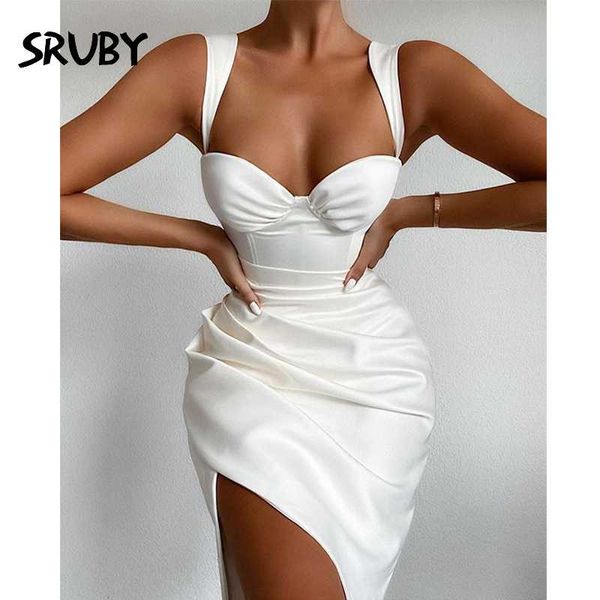 sruby women long dress summer backless white black ruched slip midi sundresses 2021 ladies pleated spaghetti strap clothes, Black;gray
sruby women long dress summer backless white black ruched slip midi sundresses 2021 ladies pleated spaghetti strap clothes, Black;gray
