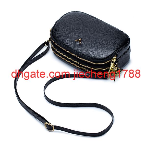 fashionable three-layer zipper leather zero wallet mobile phone bag women's leather slung mini spring summer cross bag small bag, Red;black
fashionable three-layer zipper leather zero wallet mobile phone bag women's leather slung mini spring summer cross bag small bag, Red;black