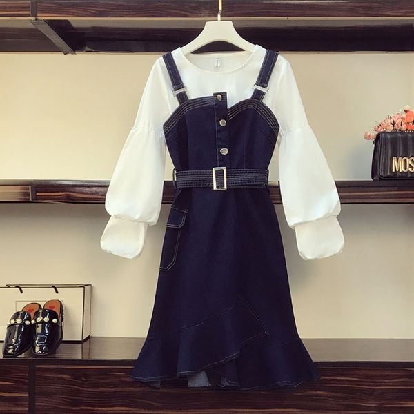 jlu7y 2020 early fishtail new fat mm casual skirt fishtail skirt slimming lantern sleeve strap denim size dress autumn large suit women', Black;gray
jlu7y 2020 early fishtail new fat mm casual skirt fishtail skirt slimming lantern sleeve strap denim size dress autumn large suit women', Black;gray