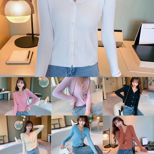 1t7io early with loose outer sweater jacket short long sleeve knitted coatcoat coat thin women's v-neck autumn knitted cardigan uwjph, White;black
1t7io early with loose outer sweater jacket short long sleeve knitted coatcoat coat thin women's v-neck autumn knitted cardigan uwjph, White;black