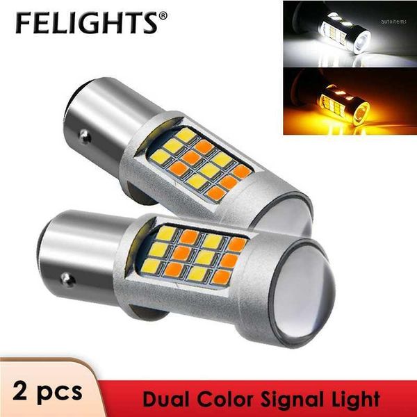 2x bay15d 1157 led 7443 3157 dual color signal lamp 2835 42smd 12v super bright p21/5w t20 drl car brake backup turn tail light1
2x bay15d 1157 led 7443 3157 dual color signal lamp 2835 42smd 12v super bright p21/5w t20 drl car brake backup turn tail light1