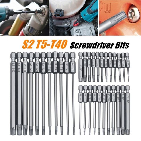 50/75/100mm 12pcs screwdriver drill bit set security tamper proof screwdriver drill bit screw driver bits hex torx flat head
50/75/100mm 12pcs screwdriver drill bit set security tamper proof screwdriver drill bit screw driver bits hex torx flat head