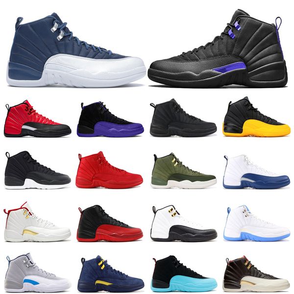 new trainers mens basketball shoes 12 12s indigo university gold reverse flu game black dark concord taxi gym red sports sneakers size 7-13
new trainers mens basketball shoes 12 12s indigo university gold reverse flu game black dark concord taxi gym red sports sneakers size 7-13