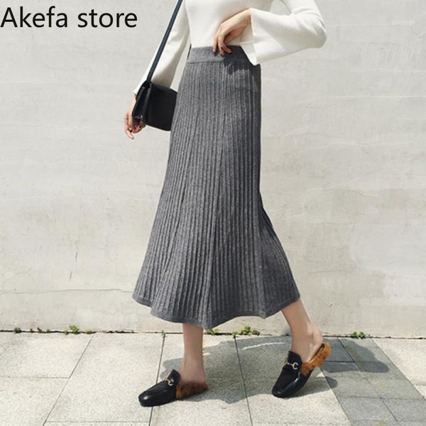 new spring winter warm women knitted skirt female pleated skirts all-match elastic high waist a-line office lady long skirts1, Black
new spring winter warm women knitted skirt female pleated skirts all-match elastic high waist a-line office lady long skirts1, Black