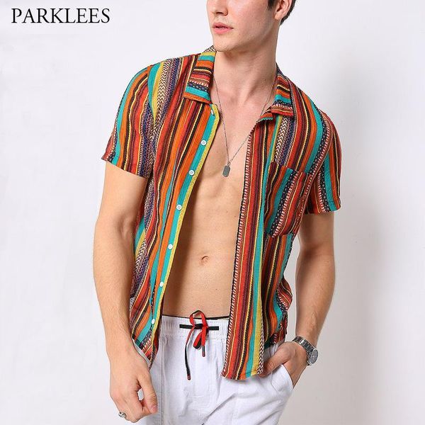 summer casual men shirts linen colorful stripe shirts men dress fashion retro holiday plus size mens short shirt chemise homme1, White;black
summer casual men shirts linen colorful stripe shirts men dress fashion retro holiday plus size mens short shirt chemise homme1, White;black