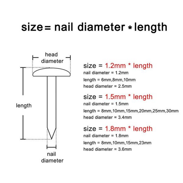 200x golden dia1.2mm 1.5mm 1.8mm length 6 30mm iron small mini round head nail tack for jewelry chest box case hinge furniture wmtiln
200x golden dia1.2mm 1.5mm 1.8mm length 6 30mm iron small mini round head nail tack for jewelry chest box case hinge furniture wmtiln