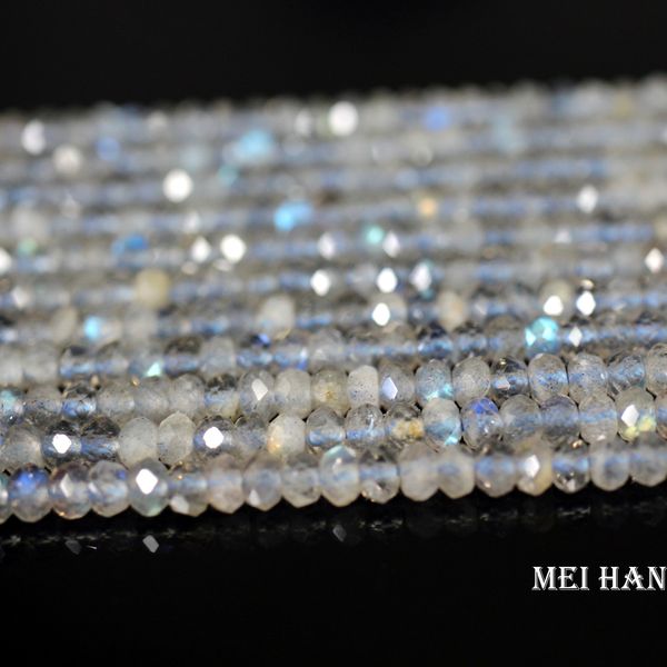 meihan natural (3 strand/set) shiny labradorite 2*3mm faceted rondelle charm european beads for jewelry making or gift 200930, Black
meihan natural (3 strand/set) shiny labradorite 2*3mm faceted rondelle charm european beads for jewelry making or gift 200930, Black