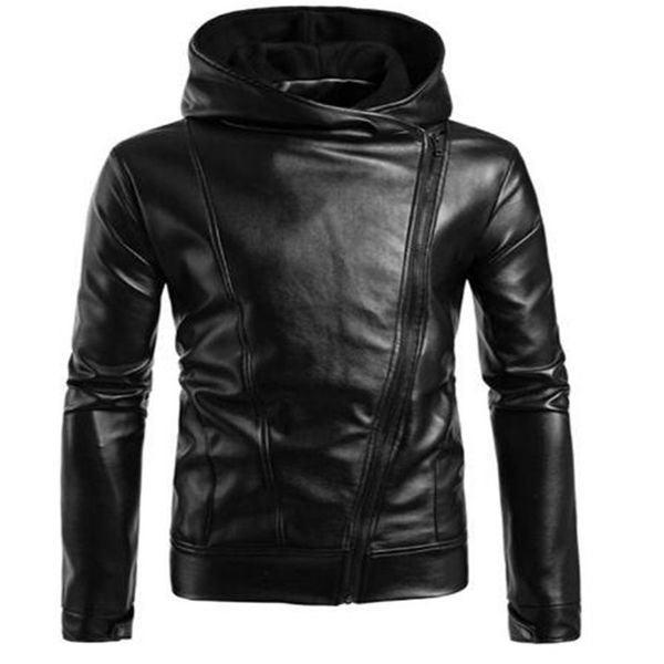 new polyester hooded detachable men's fashion motorcycle black pu faux jacket men casual biker leather coat slim, Black;brown
new polyester hooded detachable men's fashion motorcycle black pu faux jacket men casual biker leather coat slim, Black;brown