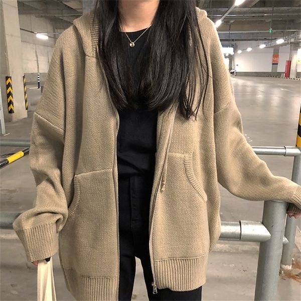 womens sweaters autumn winter harajuku korean fashion personality retro pocket zipper knitted cardigan women sweater y200915, White;black
womens sweaters autumn winter harajuku korean fashion personality retro pocket zipper knitted cardigan women sweater y200915, White;black