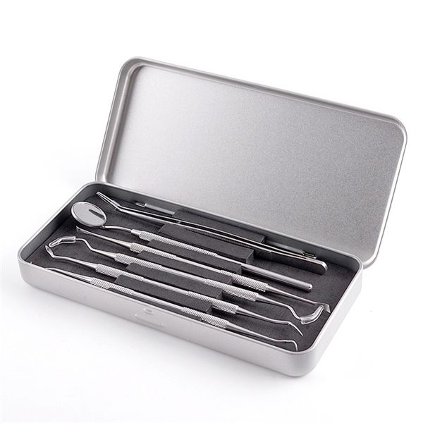 6pcs/set dental mirror stainless steel dental dentist prepared tool set probe tooth care kit instrument tweezer hoe sickle scaler
6pcs/set dental mirror stainless steel dental dentist prepared tool set probe tooth care kit instrument tweezer hoe sickle scaler