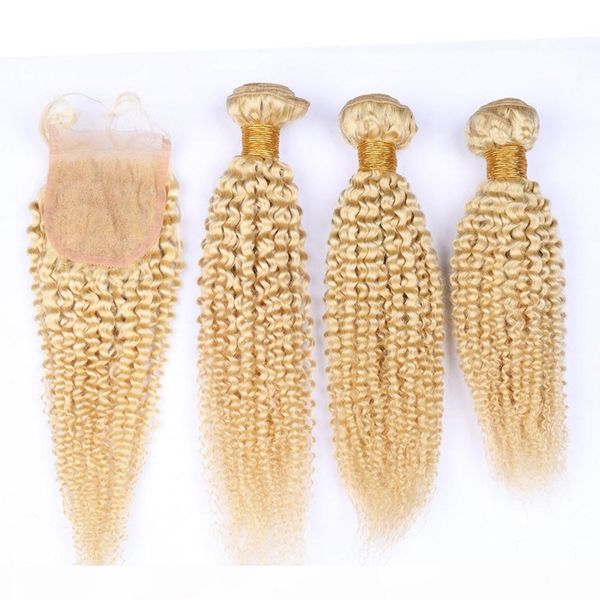 brazilian blonde human hair kinky curly weave wefts with closure #613 blonde curly 4x4 front lace closure with 3bundles 4pcs lot, Black;brown
brazilian blonde human hair kinky curly weave wefts with closure #613 blonde curly 4x4 front lace closure with 3bundles 4pcs lot, Black;brown