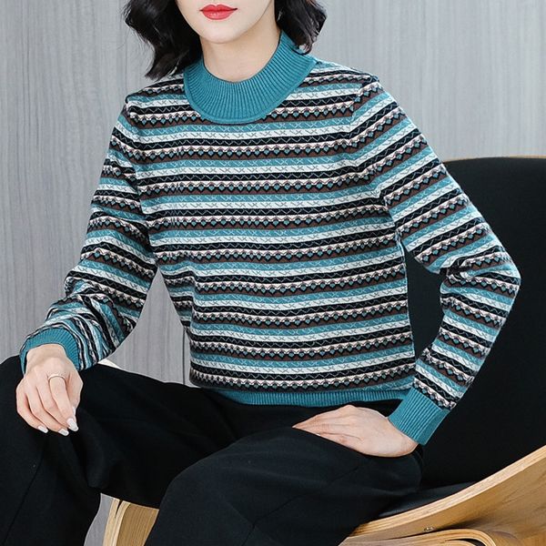 printed pullover pullover sweater women's half high collar long sleeve new fall winter 2020 sweater looks slim and trendy 01339 hdefe, White;black
printed pullover pullover sweater women's half high collar long sleeve new fall winter 2020 sweater looks slim and trendy 01339 hdefe, White;black