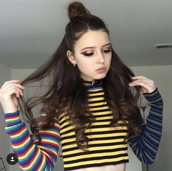 harajuku striped sweater women vintage punk block color rainbow multicolored cropped knit short pull sweaters winter sweater, White;black
harajuku striped sweater women vintage punk block color rainbow multicolored cropped knit short pull sweaters winter sweater, White;black