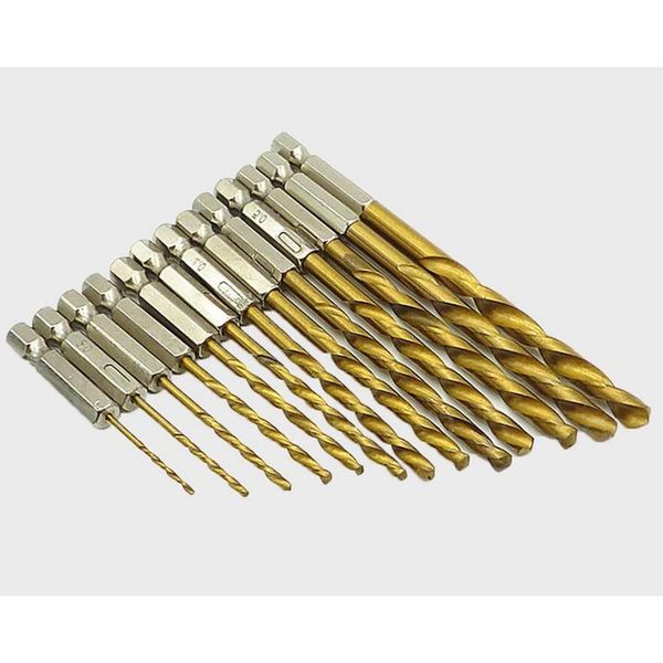 13pcs titanium coated drill bit set 1/4 hex shank 1.5-6.5mm screwdriver twist drill bit hss jllgew home003
13pcs titanium coated drill bit set 1/4 hex shank 1.5-6.5mm screwdriver twist drill bit hss jllgew home003