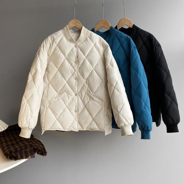 women's down & parkas mooirue winter casual women parka plaid thickened diamond lattice short jacket 2021 korean coat, Black
women's down & parkas mooirue winter casual women parka plaid thickened diamond lattice short jacket 2021 korean coat, Black