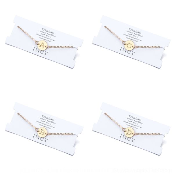 eto6x fashionable simple fashionable jewelry round jewelry bracelet 26 letter bracelet alloy pendant personalized female hand pendant hfdzn, Golden;silver
eto6x fashionable simple fashionable jewelry round jewelry bracelet 26 letter bracelet alloy pendant personalized female hand pendant hfdzn, Golden;silver