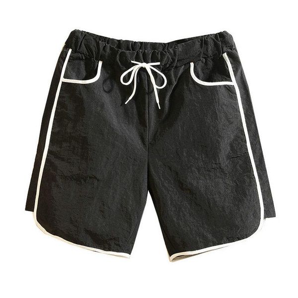 men's shorts men thin 2021 summer korean style streetwear male casual drawstring loose boardshorts trousers, White;black
men's shorts men thin 2021 summer korean style streetwear male casual drawstring loose boardshorts trousers, White;black