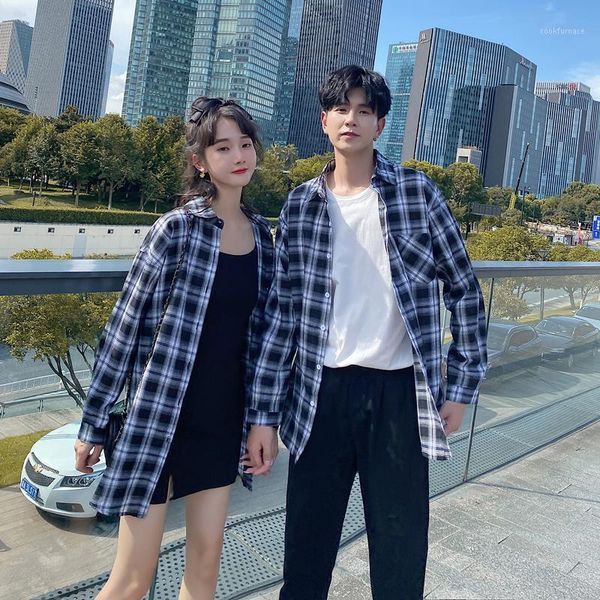 different couples dress couples dress checked shirts clothes1, Black