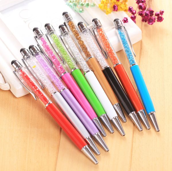 capacitive penfashion design creative crystal pen diamond ballpoint pens stationery ballpen stylus pen touch pen 10 colors oily black refill, Blue;orange
capacitive penfashion design creative crystal pen diamond ballpoint pens stationery ballpen stylus pen touch pen 10 colors oily black refill, Blue;orange