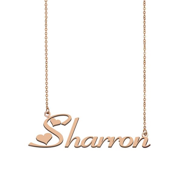 Sharron Name Necklace Custom Nameplate Pendant for Women Girls Birthday Gift Kids Best Friends Jewelry 18k Gold Plated Stainless Steel, Silver
Sharron Name Necklace Custom Nameplate Pendant for Women Girls Birthday Gift Kids Best Friends Jewelry 18k Gold Plated Stainless Steel, Silver